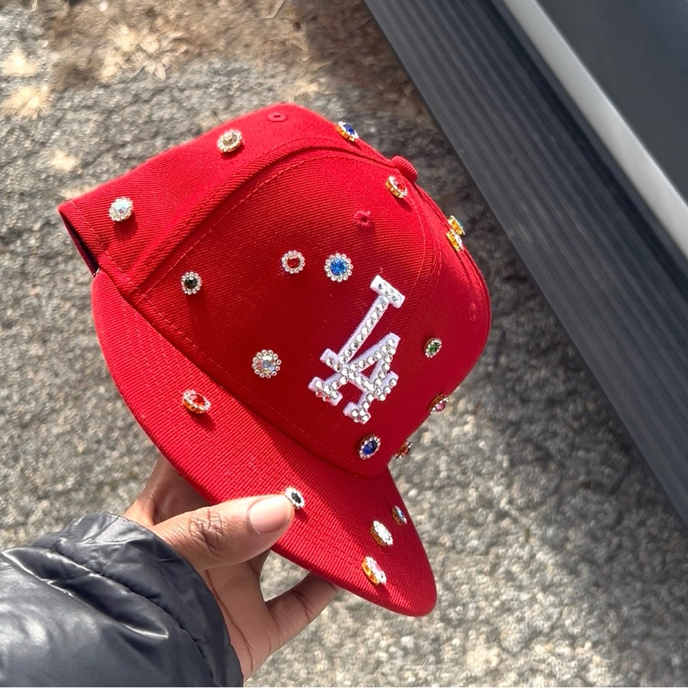 Custom Rhinestone Snapback - Picture 4 of 4